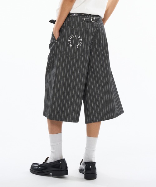 WISH FOR EVER BAGGY SHORTS サイズS WISH FOR EVER ジーンズ ASSORT 2TUCK BAGGY SHORTS / アソート2