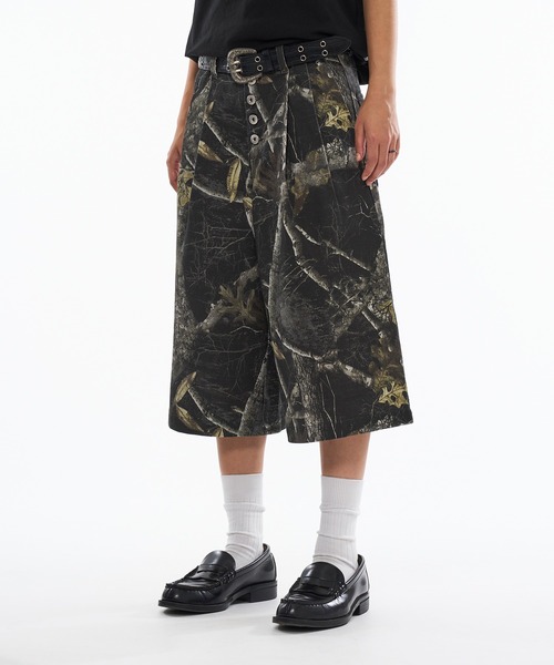 WISH FOR EVER BAGGY SHORTS サイズS WISH FOR EVER（ウィッシュフォーエバー）の「ASSORT 2TUCK