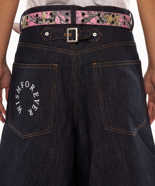 WISH FOR EVER BAGGY SHORTS サイズS WISH FOR EVER ジーンズ ASSORT 2TUCK BAGGY SHORTS / アソート2