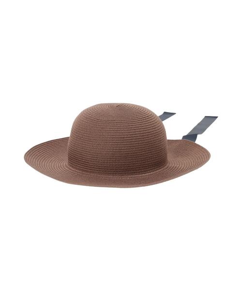 Te chichi TERRASSE(テチチテラス)の「リボン付きハット(ハット・レディース・ブラウン/ベージュ・F)」の3枚目の写真
