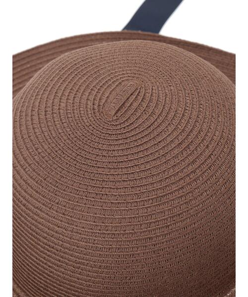 Te chichi TERRASSE(テチチテラス)の「リボン付きハット(ハット・レディース・ブラウン/ベージュ・F)」の7枚目の写真