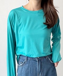 Dewlily（デューリリー）の「一枚でもインナーでも活躍◎カラバリも豊富。ボリューム袖カットソー（シャツ/ブラウス）」