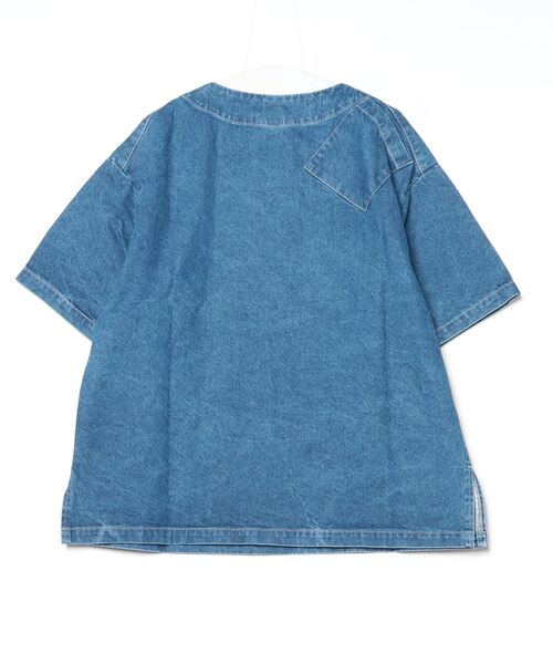 SASQUATCHfabrix.（サスクワァッチファブリックス）の「Sasquatchfabrix./サスクワッチファブリックス/KATHARINE HAMNETT DENIM SMOCK（Tシャツ/カットソー・メンズ・その他7・L）」の2枚目の写真