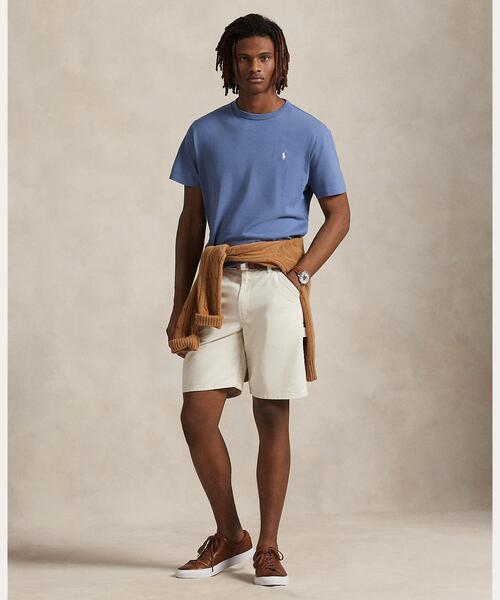 POLO RALPH LAUREN（ポロ ラルフ ローレン）の「クラシック フィット ジャージー クルーネック Tシャツ（Tシャツ/カットソー・メンズ・ブルー・L/M/S/XXL/XS/XL）」の2枚目の写真