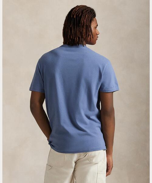 POLO RALPH LAUREN（ポロ ラルフ ローレン）の「クラシック フィット ジャージー クルーネック Tシャツ（Tシャツ/カットソー・メンズ・ブルー・L/M/S/XXL/XS/XL）」の3枚目の写真