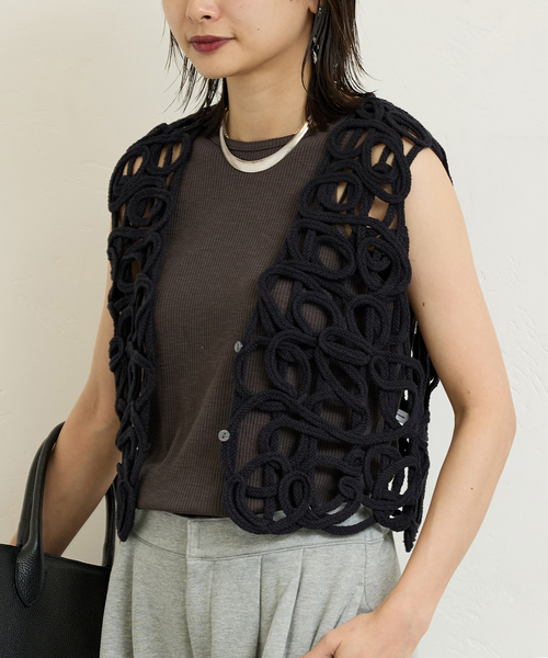 ★JOURNAL STANDARD/ジャーナルスタンダード★スカート&ベスト 黒 JOURNAL STANDARD（ジャーナルスタンダード）の「【AYA KANEKO