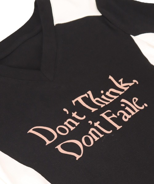 ANAP(アナップ)の「配色 切り替え ゲーミング Tシャツ(Tシャツ/カットソー・レディース・ブラック/ホワイト/ライトピンク・FREE)」の11枚目の写真