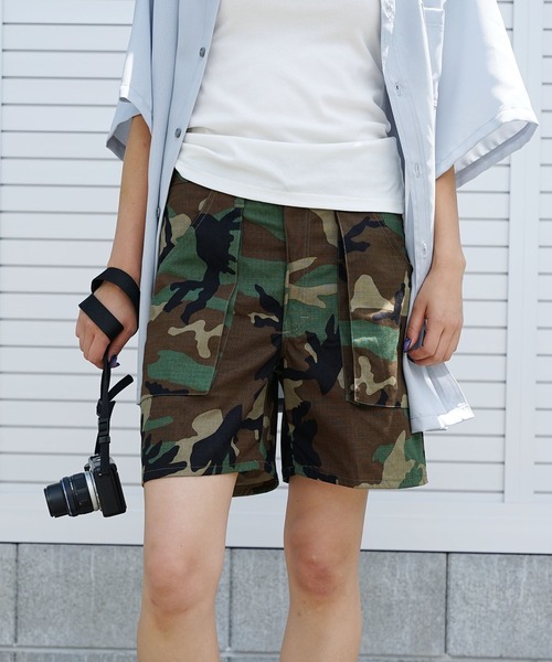 ROOPTOKYO(ループトウキョウ)の「RIP STOP SHORT US MADE ショーツ MADE IN USA(その他パンツ・メンズ・カーキ/カモフラージュ・34/32/30/36)」の2枚目の写真