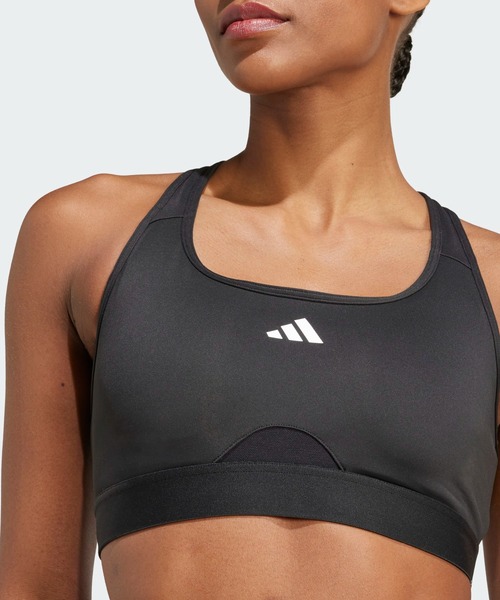 【adidas】Training ミディアムサポート ハイネック ブラ adidas スポーツブラ yoga インナー アンダーウェア アディダス