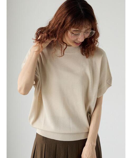 Lugnoncure（ルノンキュール）の「チューリップスリーブニット（ニット/セーター・レディース・ネイビー/ベージュ/グリーン/ブラック/オフホワイト・F）」の20枚目の写真