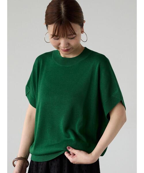 Lugnoncure（ルノンキュール）の「チューリップスリーブニット（ニット/セーター・レディース・ネイビー/ベージュ/グリーン/ブラック/オフホワイト・F）」の17枚目の写真