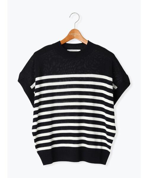 Lugnoncure（ルノンキュール）の「チューリップスリーブニット（ニット/セーター・レディース・ネイビー/ベージュ/グリーン/ブラック/オフホワイト・F）」の12枚目の写真