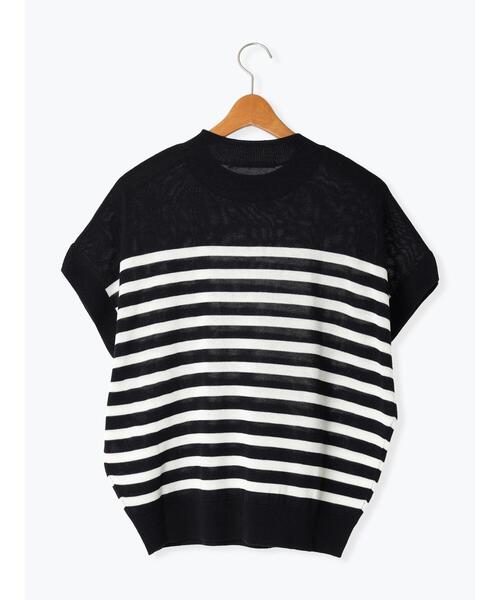 Lugnoncure（ルノンキュール）の「チューリップスリーブニット（ニット/セーター・レディース・ネイビー/ベージュ/グリーン/ブラック/オフホワイト・F）」の11枚目の写真