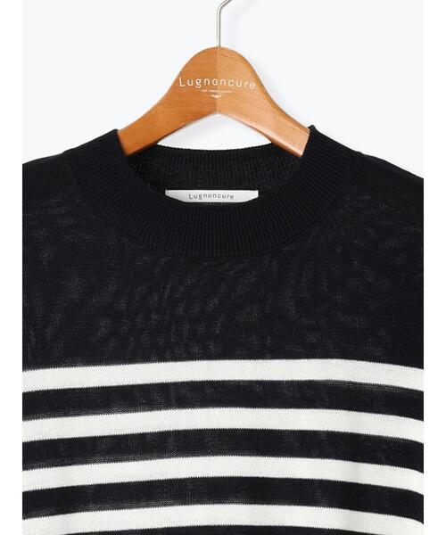 Lugnoncure（ルノンキュール）の「チューリップスリーブニット（ニット/セーター・レディース・ネイビー/ベージュ/グリーン/ブラック/オフホワイト・F）」の10枚目の写真