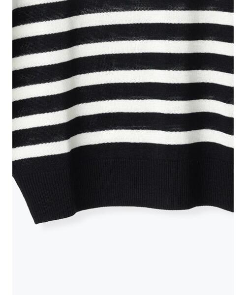 Lugnoncure（ルノンキュール）の「チューリップスリーブニット（ニット/セーター・レディース・ネイビー/ベージュ/グリーン/ブラック/オフホワイト・F）」の8枚目の写真