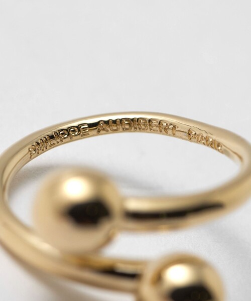 PHILIPPE AUDIBERT(フィリップ オーディベール)の「<PHILIPPE AUDIBERT>PA Asha リング GD<Select by EMMEL REFINES>(リング・レディース・ゴールド・FREE)」の4枚目の写真
