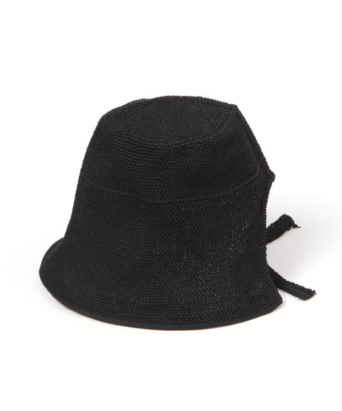 GLOBAL WORK（グローバルワーク）の「UVカット天然風ハット/328286（ハット・レディース・ベージュ/ブラック・FREE）」の3枚目の写真
