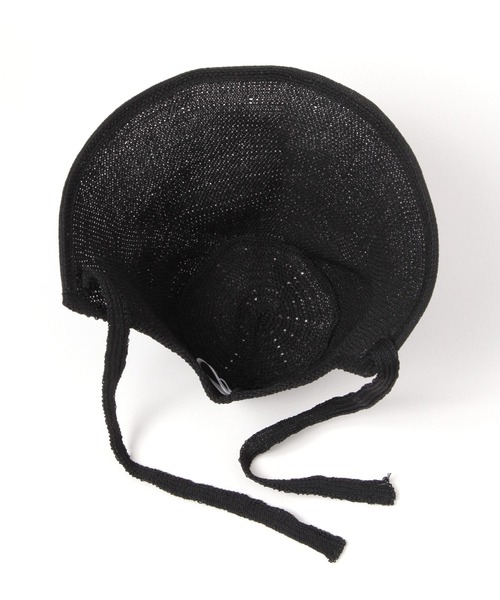 GLOBAL WORK（グローバルワーク）の「UVカット天然風ハット/328286（ハット・レディース・ベージュ/ブラック・FREE）」の6枚目の写真