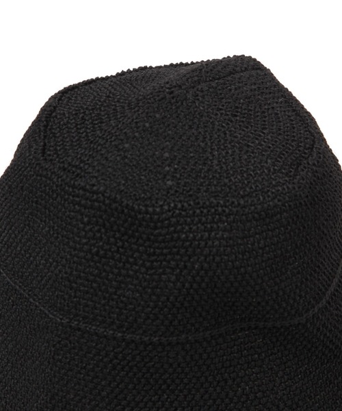 GLOBAL WORK（グローバルワーク）の「UVカット天然風ハット/328286（ハット・レディース・ベージュ/ブラック・FREE）」の7枚目の写真