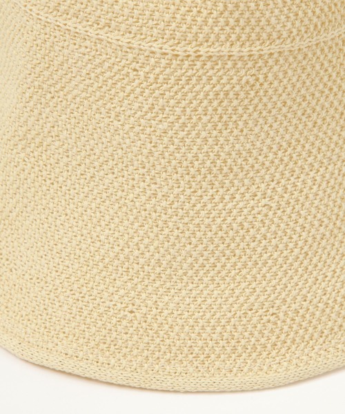 GLOBAL WORK（グローバルワーク）の「UVカット天然風ハット/328286（ハット・レディース・ベージュ/ブラック・FREE）」の12枚目の写真