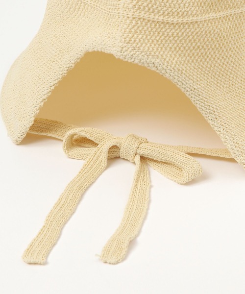 GLOBAL WORK（グローバルワーク）の「UVカット天然風ハット/328286（ハット・レディース・ベージュ/ブラック・FREE）」の13枚目の写真