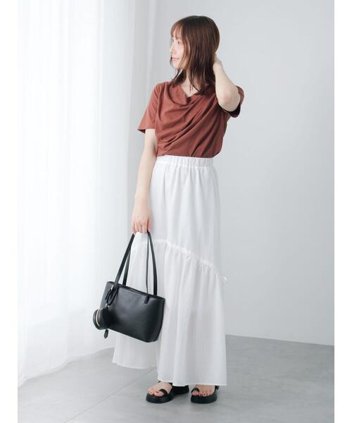 Te chichi TERRASSE(テチチテラス)の「ドレープネックトップス(その他トップス・レディース・ブラウン/ブラック/グレー・F)」の9枚目の写真