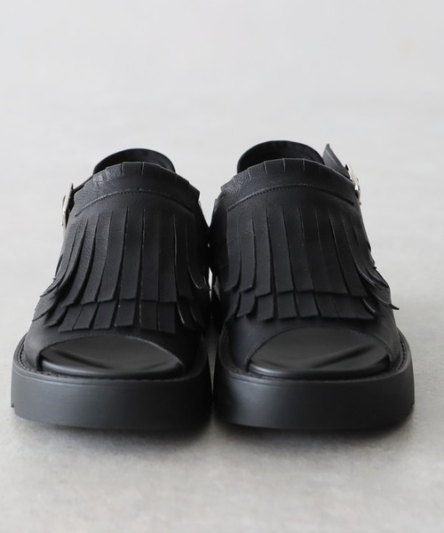 nekota 未使用 ☆ トリコテ フリンジ サンダル 現行モデル FRINGE BELT SANDAL