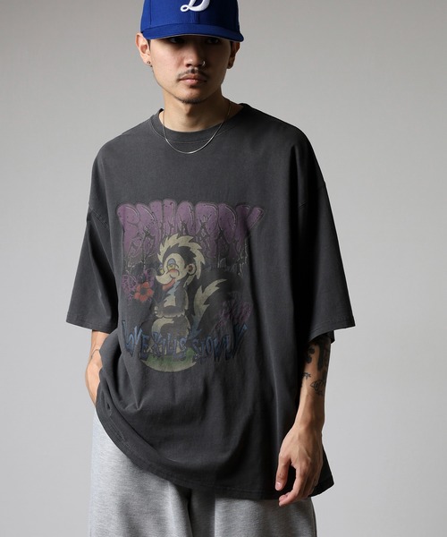 Ed Hardy(エドハーディー)の「ED HARDY ピグメントWASH ルーズサイズTシャツ(Tシャツ/カットソー・メンズ・ブラック系2/グレー系1/ブラック系1/グレー系2・M/L)」の20枚目の写真