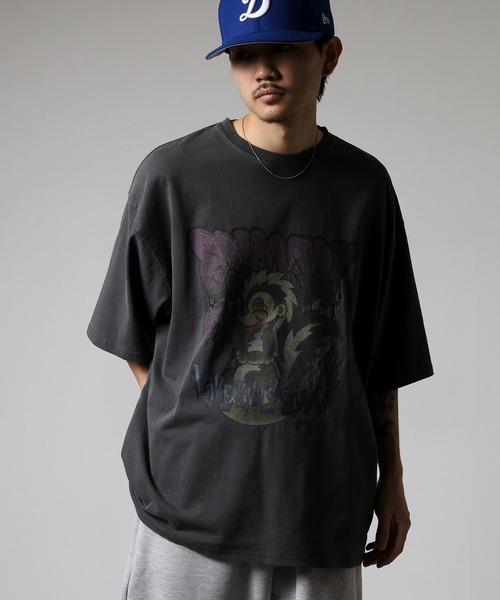 Ed Hardy(エドハーディー)の「ED HARDY ピグメントWASH ルーズサイズTシャツ(Tシャツ/カットソー・メンズ・ブラック系2/グレー系1/ブラック系1/グレー系2・M/L)」の21枚目の写真