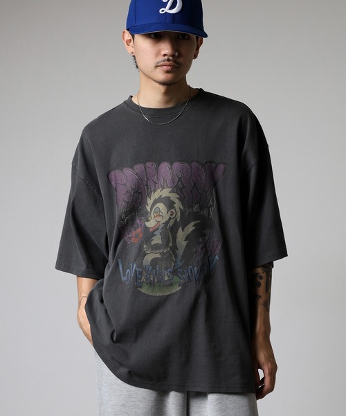 Ed Hardy(エドハーディー)の「ED HARDY ピグメントWASH ルーズサイズTシャツ(Tシャツ/カットソー・メンズ・ブラック系2/グレー系1/ブラック系1/グレー系2・M/L)」の22枚目の写真