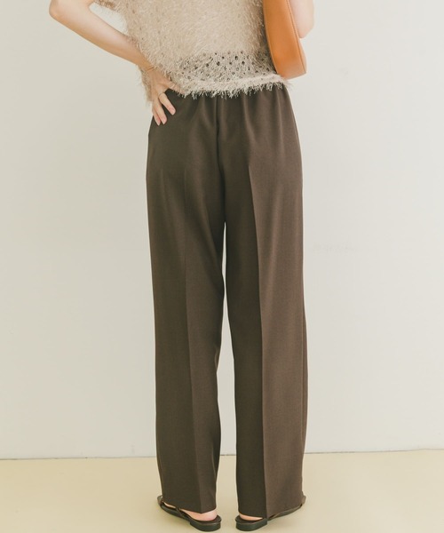 ITEMS URBANRESEARCH(アイテムズ アーバンリサーチ)の「ウエストタックスラックス(その他パンツ・レディース・ライトベージュ/チャコールグレー/ブラウン・FREE)」の19枚目の写真