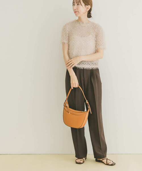 ITEMS URBANRESEARCH(アイテムズ アーバンリサーチ)の「ウエストタックスラックス(その他パンツ・レディース・ライトベージュ/チャコールグレー/ブラウン・FREE)」の21枚目の写真