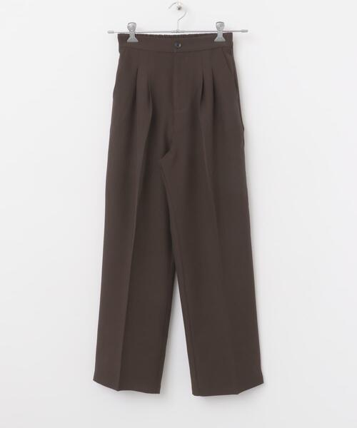 ITEMS URBANRESEARCH(アイテムズ アーバンリサーチ)の「ウエストタックスラックス(その他パンツ・レディース・ライトベージュ/チャコールグレー/ブラウン・FREE)」の16枚目の写真