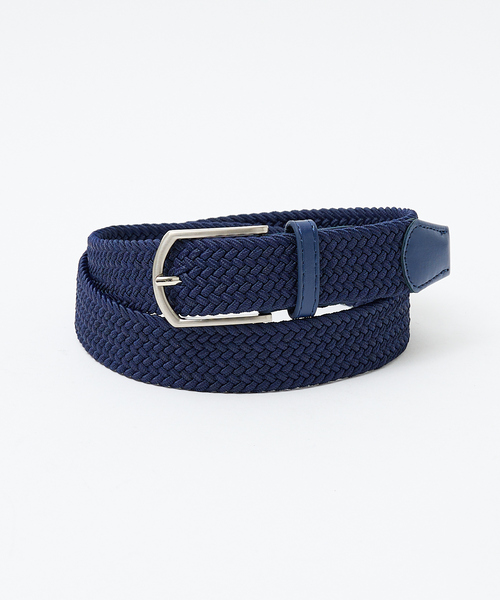 ABAHOUSE GRAY(アバハウスグレイ)の「【伸縮 / フリーサイズ】ゴムメッシュ ストレッチ ベルト(ベルト・メンズ・ブラック/グレー系その他/ブラック系その他/ブラウン/ベージュ/ネイビー・フリー)」の6枚目の写真