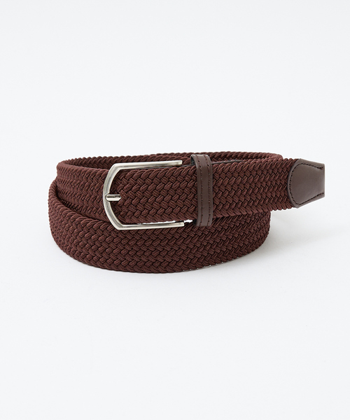 ABAHOUSE GRAY(アバハウスグレイ)の「【伸縮 / フリーサイズ】ゴムメッシュ ストレッチ ベルト(ベルト・メンズ・ブラック/グレー系その他/ブラック系その他/ブラウン/ベージュ/ネイビー・フリー)」の5枚目の写真