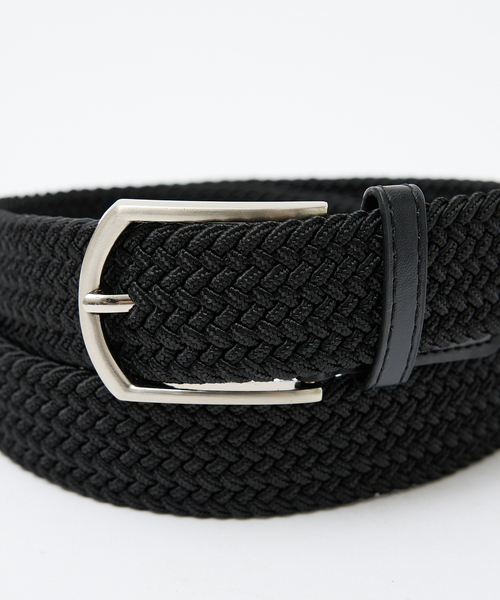 ABAHOUSE GRAY(アバハウスグレイ)の「【伸縮 / フリーサイズ】ゴムメッシュ ストレッチ ベルト(ベルト・メンズ・ブラック/グレー系その他/ブラック系その他/ブラウン/ベージュ/ネイビー・フリー)」の9枚目の写真