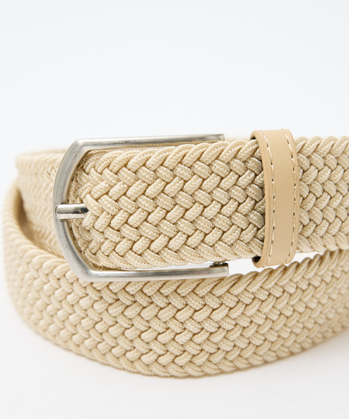 ABAHOUSE GRAY(アバハウスグレイ)の「【伸縮 / フリーサイズ】ゴムメッシュ ストレッチ ベルト(ベルト・メンズ・ブラック/グレー系その他/ブラック系その他/ブラウン/ベージュ/ネイビー・フリー)」の13枚目の写真