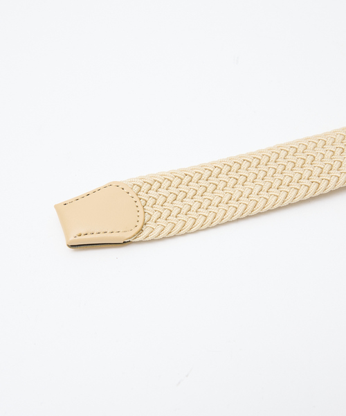 ABAHOUSE GRAY(アバハウスグレイ)の「【伸縮 / フリーサイズ】ゴムメッシュ ストレッチ ベルト(ベルト・メンズ・ブラック/グレー系その他/ブラック系その他/ブラウン/ベージュ/ネイビー・フリー)」の15枚目の写真