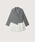 LA POMME petiti|~Ev`j́uFrill Pleats Docking Jacket Dressie[[hWPbgjvbO[