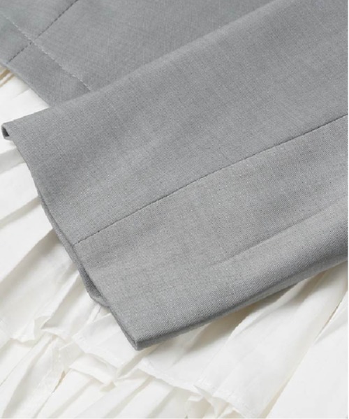 LA POMME petit（ラポミ・プチ）の「Frill Pleats Docking Jacket