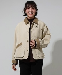 【トラッド・軽量・綿100%・コーデュロイ襟】裏チェックハンティングJK