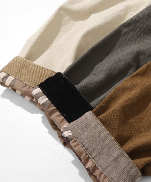 KRIFF MAYER Lady's Collection（クリフメイヤーレディースコレクション）の「【トラッド･軽量･綿100%･コーデュロイ襟】裏チェックハンティングJK（その他アウター・レディース・ナチュラル/ライトブラウン/チャコール・MEDIUM/LARGE）」の14枚目の写真