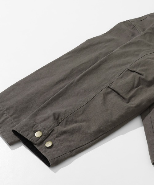 KRIFF MAYER Lady's Collection（クリフメイヤーレディースコレクション）の「【トラッド･軽量･綿100%･コーデュロイ襟】裏チェックハンティングJK（その他アウター・レディース・ナチュラル/ライトブラウン/チャコール・MEDIUM/LARGE）」の15枚目の写真