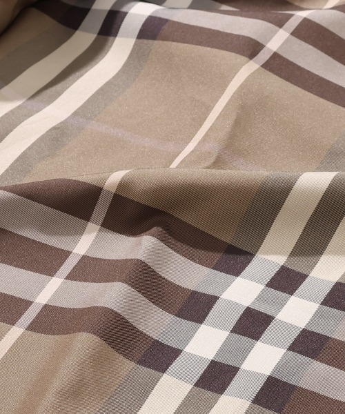 KRIFF MAYER Lady's Collection（クリフメイヤーレディースコレクション）の「【トラッド･軽量･綿100%･コーデュロイ襟】裏チェックハンティングJK（その他アウター・レディース・ナチュラル/ライトブラウン/チャコール・MEDIUM/LARGE）」の21枚目の写真