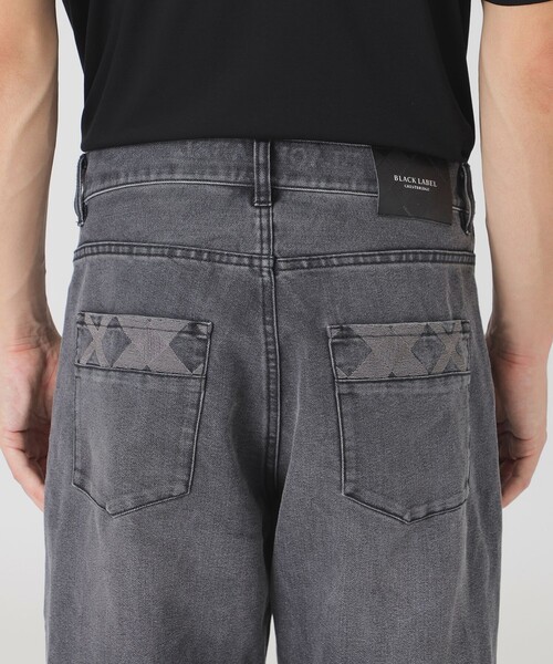 BLACK LABEL CRESTBRIDGE(ブラックレーベル・クレストブリッジ)の「メタリックファイバーウォッシュドデニム(デニムパンツ・メンズ・グレー系その他・M/L/XL)」の6枚目の写真