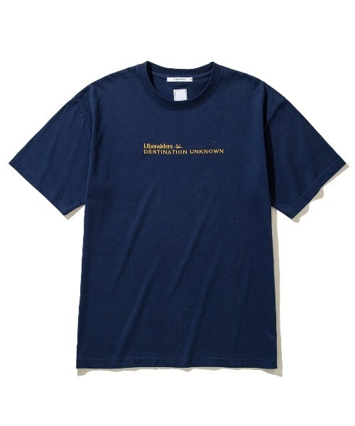 Liberaiders（リベレイダース）の「Liberaiders EMBROIDERY TEE for Kinetics（リベレイダース エンブロイダリー ティー for キネティクス）（Tシャツ/カットソー・メンズ・ネイビー/ホワイト・LARGE/MEDIUM/X-LARGE）」の2枚目の写真