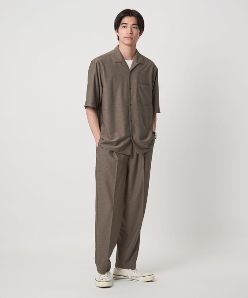 セール】ドライ ジャージ ジャストルーズ オープンカラー シャツ