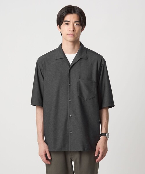 セール】ドライ ジャージ ジャストルーズ オープンカラー シャツ