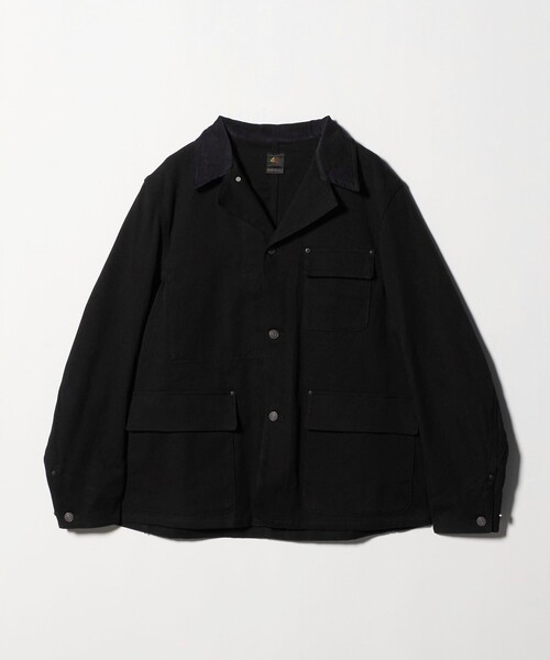 SCYE BASICS（サイベーシックス）の「＜SCYE BASICS＞Cotton Duck Chore Coat/コットンダック チョアジャケット（カバーオール・メンズ・ブラック/ベージュ・36/38/40）」の2枚目の写真
