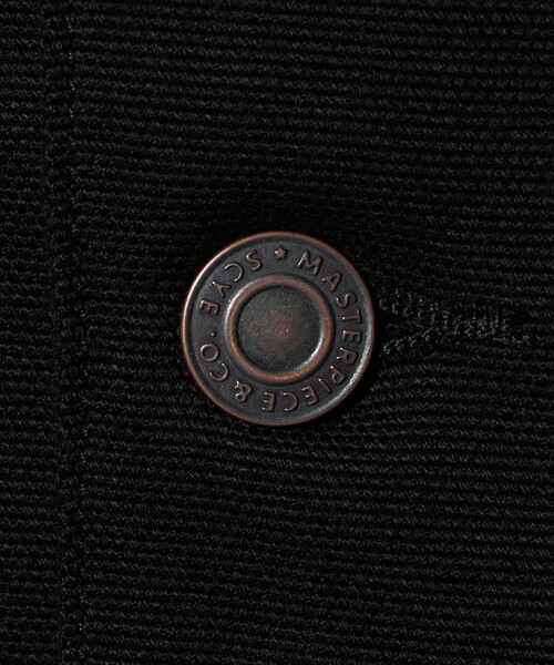 SCYE BASICS（サイベーシックス）の「＜SCYE BASICS＞Cotton Duck Chore Coat/コットンダック チョアジャケット（カバーオール・メンズ・ブラック/ベージュ・36/38/40）」の3枚目の写真
